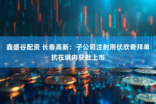 鑫盛谷配资 长春高新：子公司注射用伏欣奇拜单抗在境内获批上市
